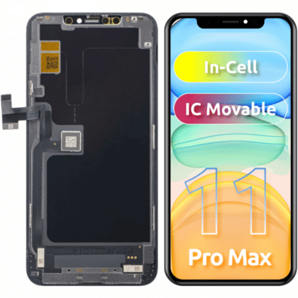 JK LCD Οθόνη In-Cell IC για Apple iPhone 11 Pro Max, Μαύρη