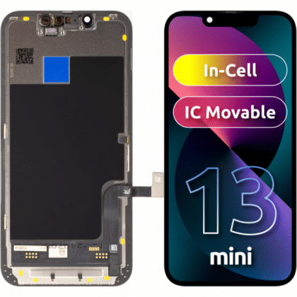JK Οθόνη LCD In-Cell IC για Apple iPhone 13 mini Μαύρο