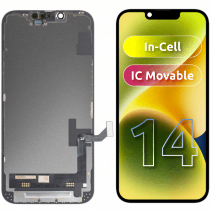 JK Οθόνη LCD In-Cell για Apple iPhone 14, Μαύρη