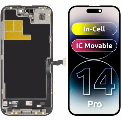 JK Οθόνη LCD In-Cell IC για Apple iPhone 14 Pro Μαύρο