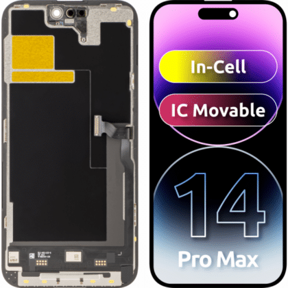 JK Οθόνη LCD In-Cell IC για Apple iPhone 14 Pro Max Μαύρο