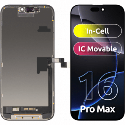 JK LCD Display Module In-Cell Ανταλλακτικό για Apple iPhone 16 Pro Max, Μαύρο
