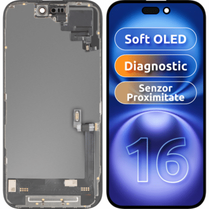 MP Οθόνη LCD Module για Apple iPhone 16, Soft OLED FHD, Διαγνωστική Έκδοση, Aftermarket, Μαύρη