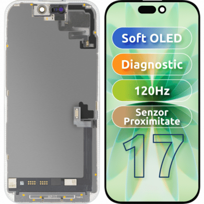 MP Οθόνη LCD Soft OLED FHD 120Hz για Apple iPhone 17, Μαύρη