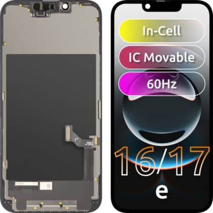 ZY Οθόνη LCD In-Cell IC για Apple iPhone 17e / 16e Μαύρο