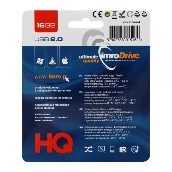 Imro FlashDrive USB-A 2.0, 16GB - Image 3