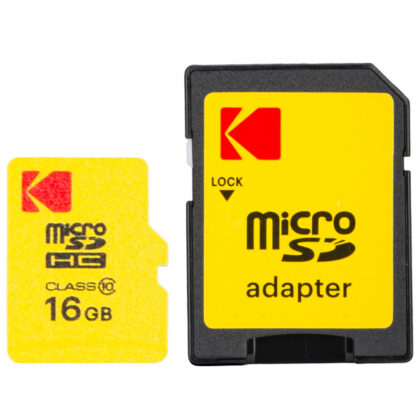 Kodak microSDHC Κάρτα Μνήμης Extra Performance με Αντάπτορα 16Gb Class 10 (Bulk συσκευασία)