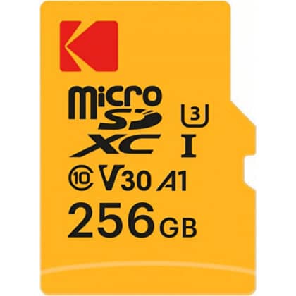 Kodak Κάρτα Μνήμης microSDXC 256GB Class 10 / UHS-1 U3 με Αντάπτορα