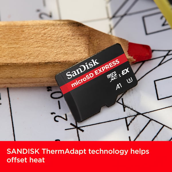 SanDisk Express microSDXC Κάρτα Μνήμης 512GB, Class 10 / UHS-1 U3, SDSQXFN-512G-GN4NN - Image 4