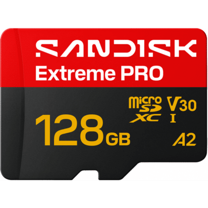 SanDisk Extreme Pro microSDXC Κάρτα Μνήμης με Αντάπτορα 128Gb Class 10 / UHS-1 U3