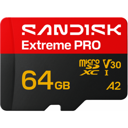 SanDisk Extreme Pro microSDXC Κάρτα Μνήμης 64GB, Class 10 / UHS-1 U3