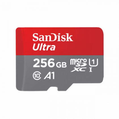 SanDisk Ultra SDSQUAC-256G-GN6MN microSDXC Κάρτα Μνήμης Android A1 256GB, Class 10 / UHS-1 U1