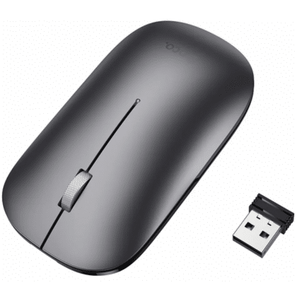 Hoco GM43 Ασύρματο Ποντίκι, 1600DPI, Bluetooth / 2.4 GHz, Γκρι