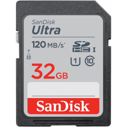 SanDisk Ultra SDSDUN4-032G-GN6IN Κάρτα Μνήμης SDHC 32GB, Class 10 / UHS-1 U1
