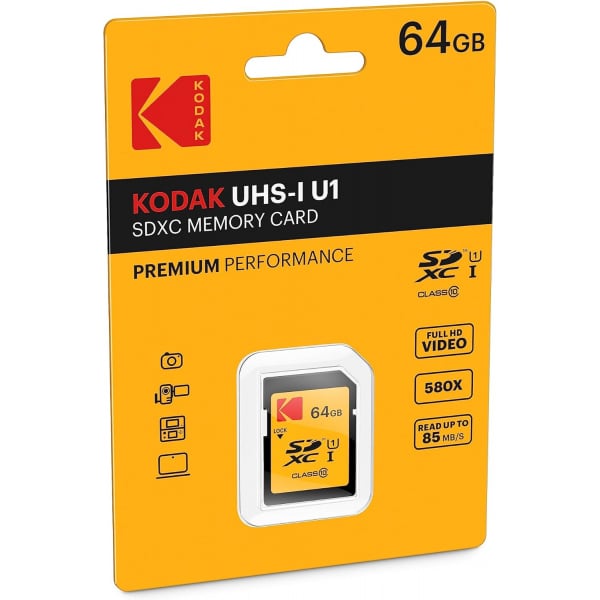 Kodak EKMSD64GXC10K Κάρτα Μνήμης SDXC 64GB, Class 10 / UHS-1 U1 - Image 2