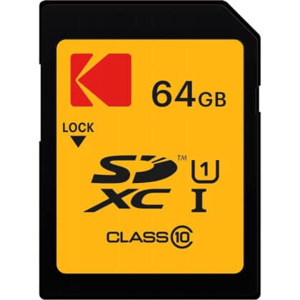 Kodak EKMSD64GXC10K Κάρτα Μνήμης SDXC 64GB, Class 10 / UHS-1 U1