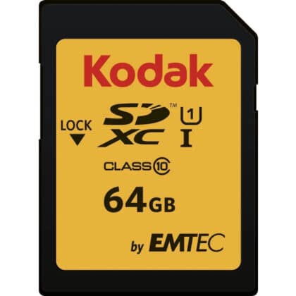 Kodak Κάρτα Μνήμης SDXC Ultra Performance 64GB, Class 10 / UHS-1 U3