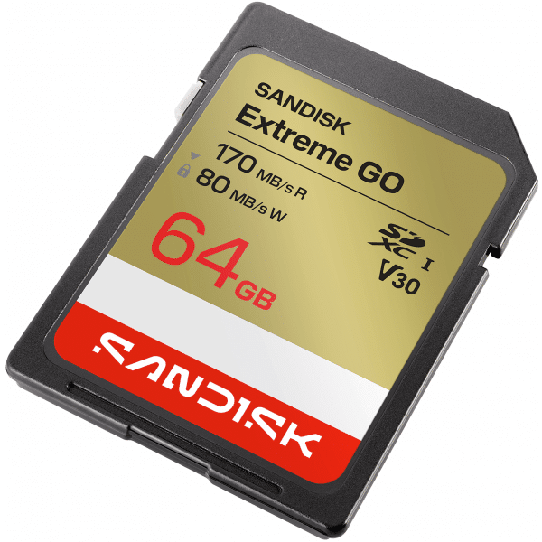 SanDisk Extreme Go Κάρτα Μνήμης SDXC 64GB, Class 10 / UHS-1 U1, SDSDXGN-064G-GNCIN - Image 2