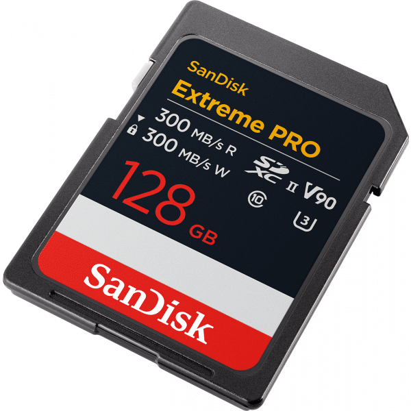 SanDisk Extreme Pro Κάρτα Μνήμης SDXC 128GB, Class 10 / UHS-2 U3, SDSDXDM-128G-GN4IN - Image 2