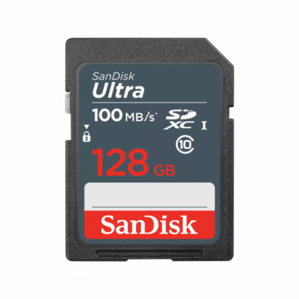 SanDisk Ultra SDXC Κάρτα Μνήμης 128GB Class 10, SDSDUNR-128G-GN3IN