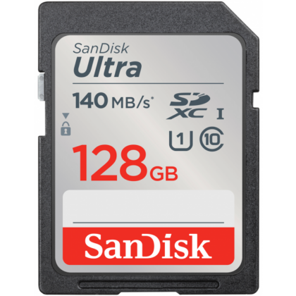 SanDisk Ultra SDXC Κάρτα Μνήμης 128Gb Class 10 / UHS-1 U1 SDSDUNB-128G-GN6IN