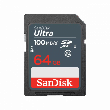 SanDisk Ultra Κάρτα Μνήμης SDXC 64GB, Class 10, SDSDUNR-064G-GN3IN