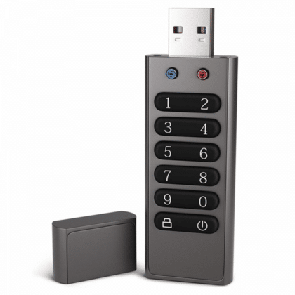 OEM XC002 KeySecure USB-A 3.0 FlashDrive, 64Gb