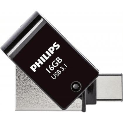 Philips FlashDrive FM16DC152B/00 USB-A 3.1 / USB-C, 16Gb