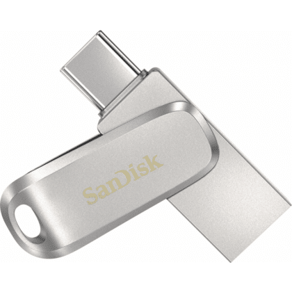 SanDisk Ultra Luxe Dual Drive USB-A 3.2 / USB-C FlashDrive 1TB SDDDC4-1T00-G46