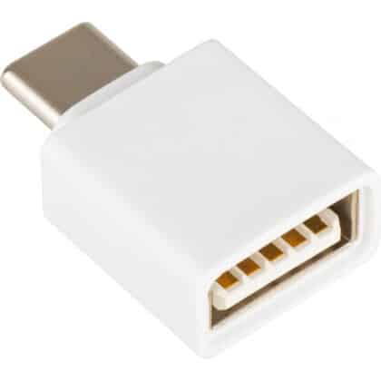 Oppo USB-C σε USB-A OTG Adapter, Λευκό, 2181257 (Bulk Συσκευασία)