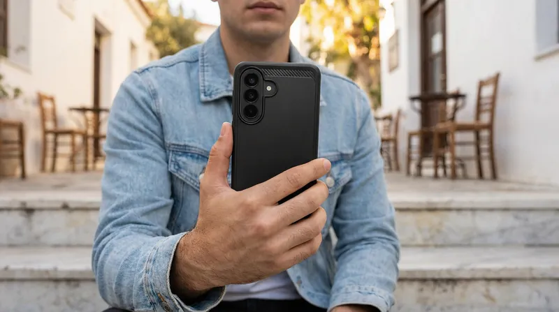 Θήκη Spigen Rugged Armor με ενισχυμένες γωνίες σε Samsung Galaxy A57
